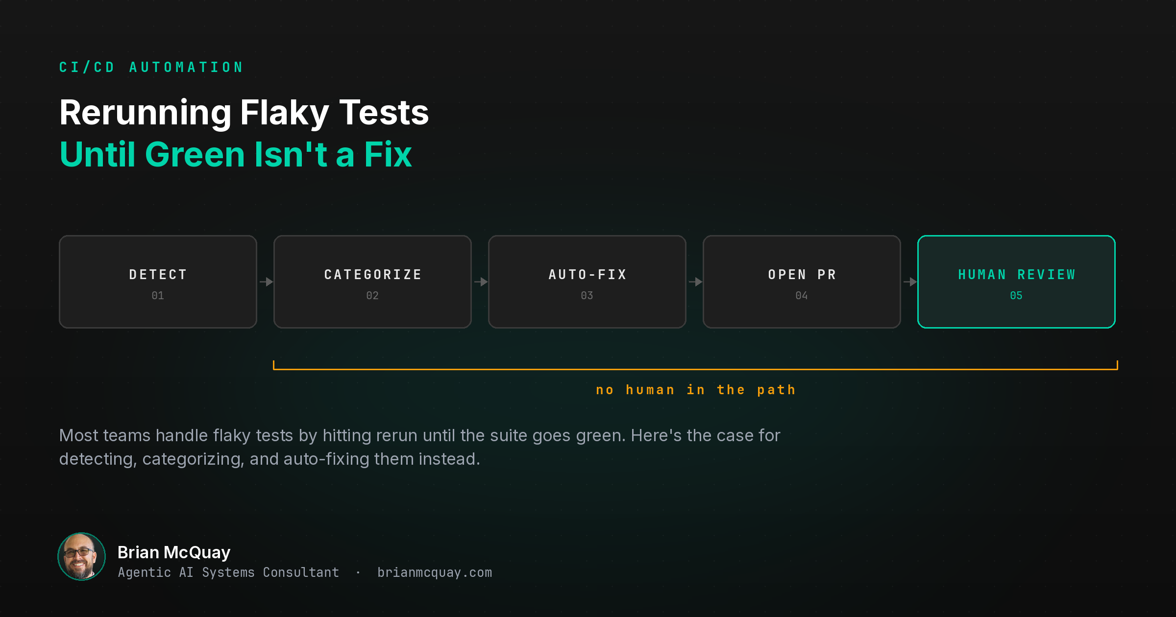 Automating Flaky Test Fixes: Why Rerunning Tests Until They Pass Is Killing Your CI/CD Pipeline