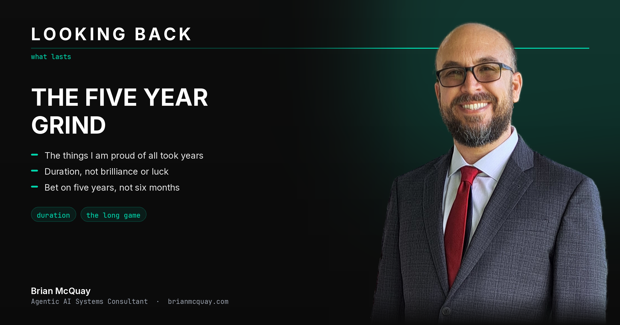 The Five Year Grind: Why Nothing Worth Building Happens in Months